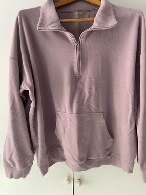 Marc New York Men's Lilac Half-Zip Pullover Sweater